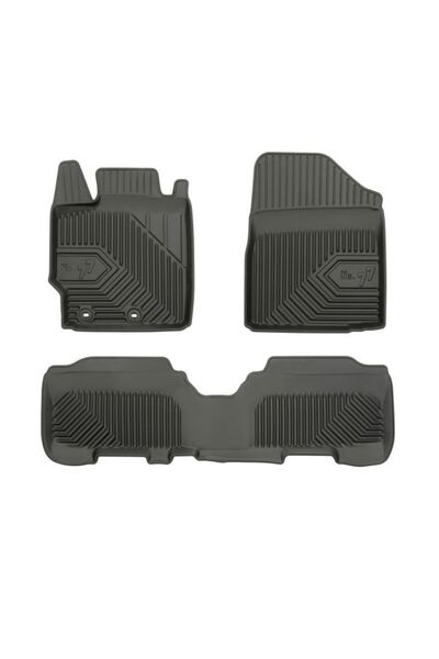 Mammoth Covorase Auto FROGUM TPE, 3 buc No. 77, Fata/Spate, negru, potrivit T...