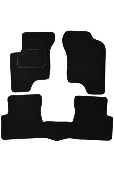 Mammoth Set covorase 4 buc, fata/spate, velur negru, potrivit HYUNDAI GETZ 09...