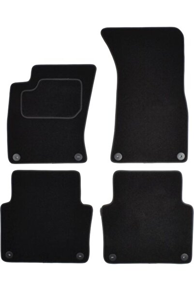 Mammoth Set covorase 4 buc, fata/spate, velur negru, potrivit AUDI A8 D3 10.0...