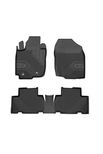 Mammoth Set covorase auto TPE 4 buc No. 77, Fata/Spate, negru, potrivit SKODA...