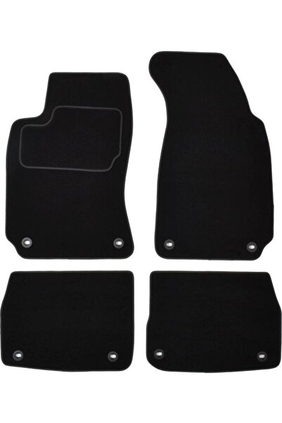 Mammoth Set covorase 4 buc, fata/spate, velur negru, potrivit SKODA SUPERB I ...