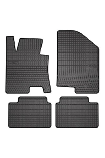 Mammoth Set 4 covorase auto cauciuc BASIC, Fata/Spate, negru, potrivit KIA CE...