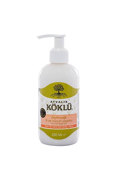 Köklü Zeytincilik Ayvalık Köklü Zeytinyağlı El ve Vücut Losyonu 250 ML