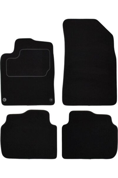 Mammoth Set covorase 4 buc, fata/spate, velur negru, potrivit PEUGEOT 407 03....