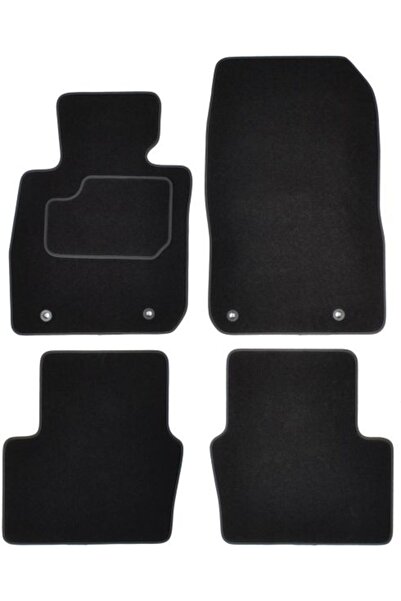 Mammoth Set covorase 4 buc, fata/spate, velur negru, potrivit MAZDA CX-3 02.15-,