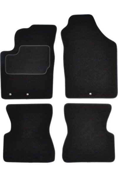 Mammoth Set covorase 4 buc, fata/spate, velur negru, potrivit KIA PICANTO I 0...