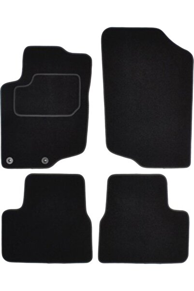 Mammoth Set covorase 4 buc, fata/spate, velur negru, potrivit PEUGEOT 207 02....