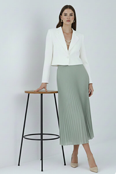 benguen Pleated Skirt 4560 Çağla