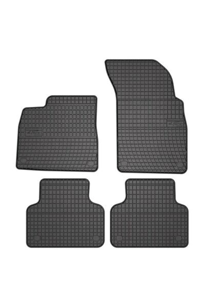 Mammoth Set 4 covorase auto cauciuc BASIC, Fata/Spate, negru, potrivit AUDI Q...