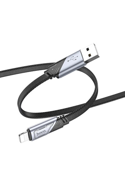 Hoco Cablu de date și încărcare U119 USB-A la Lightning 2.4A 1.2m, negru