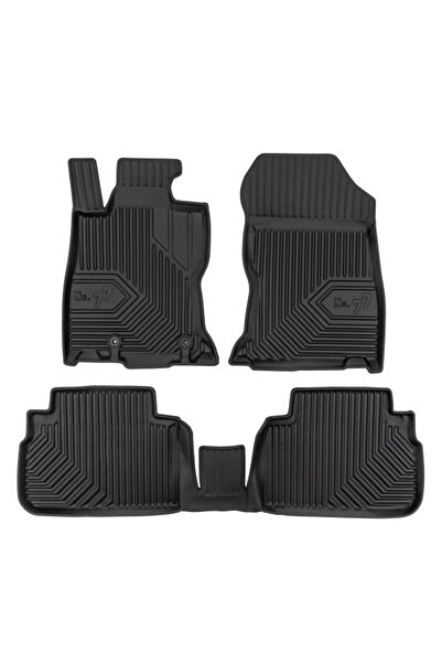 Mammoth Set covorase auto TPE 4 buc No. 77, Fata/Spate, negru, potrivit SUBAR...