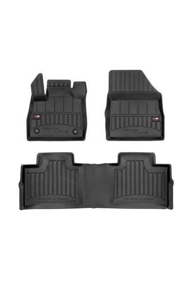 Mammoth Covorase Auto FROGUM TPE, 3 buc proLine 3D, negru, potrivit RENAULT E...