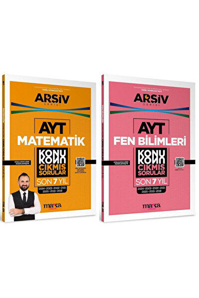 Marka Yayınları Marka 2025 YKS AYT Matematik + Fen Bilimleri Çıkmış Sorular S...