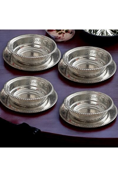 BARITCIOGLU Bakır kase tabak 8 li takım