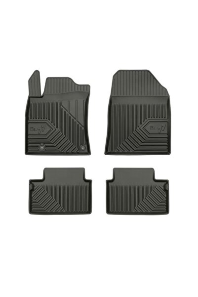 Mammoth Set covorase auto TPE 4 buc No. 77, Fata/Spate, negru, potrivit KIA X...