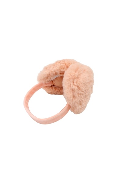 Antonio fluffy earmuffs, 94 g, Ø 14 cm, circumference 44 cm, powder pink