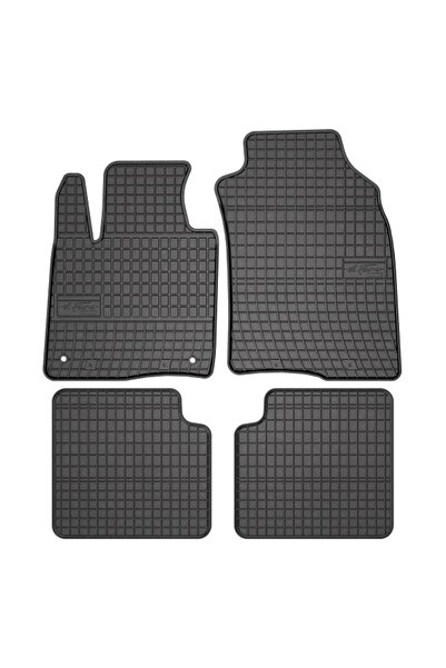 Mammoth Set 4 covorase auto cauciuc BASIC, Fata/Spate, negru, potrivit FIAT P...