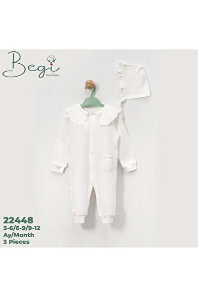 Begisa BEBEK DANTELLİ ŞAPKA TULUM TAKIM