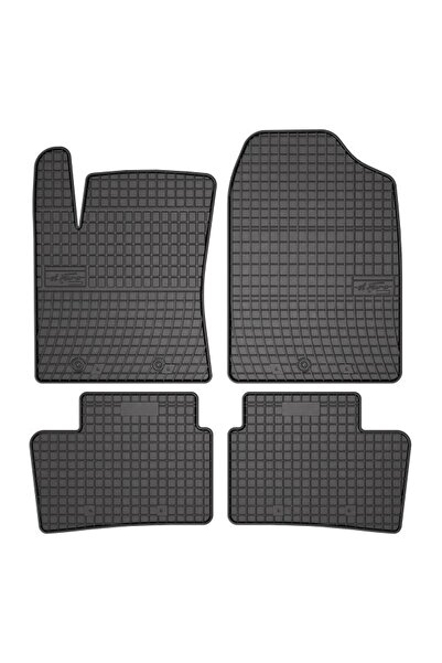Mammoth Set 4 covorase auto cauciuc BASIC, Fata/Spate, negru, potrivit HYUNDA...
