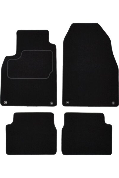 Mammoth Set covorase 4 buc, fata/spate, velur negru, potrivit SAAB 9-3 09.02-...