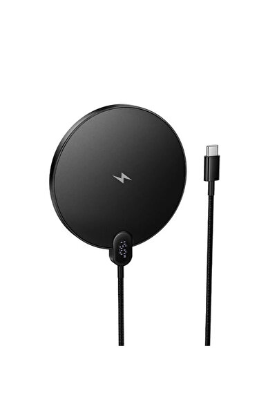 Hoco Încărcător wireless cu încărcare rapidă CW62, USB-C, LED de alimentare, ...