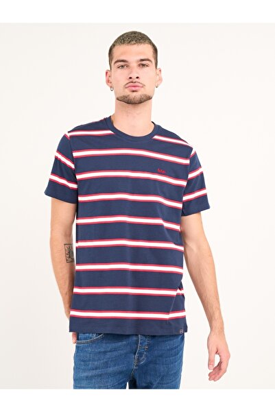 Lee Cooper Men's short-sleeved striped T-shirt