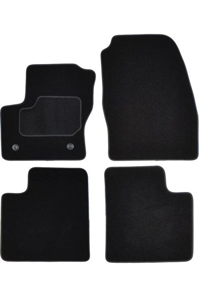 Mammoth Set covorase 4 buc, fata/spate, velur negru, potrivit FORD C-MAX II 0...