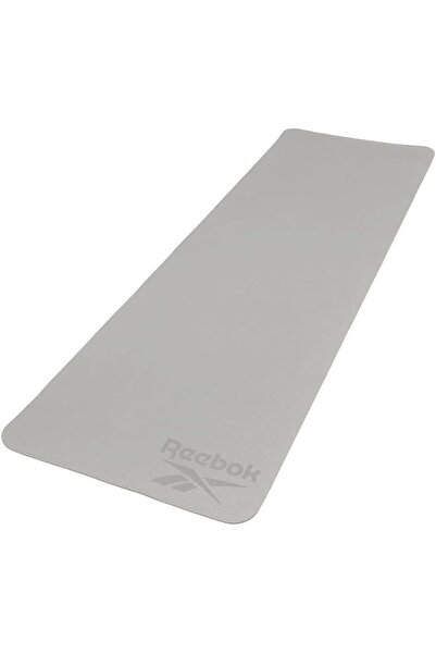 Reebok Yoga Mat – 6 mm Pure Grey – Non-Slip Cushioned Mat for Yoga and Pilates with Soft Support