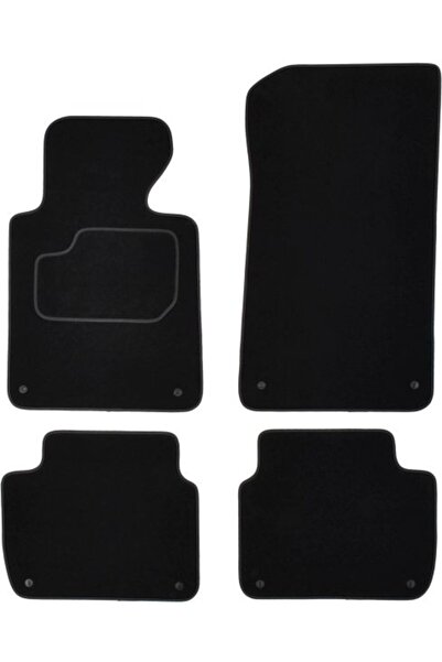 Mammoth Set covorase 4 buc, fata/spate, velur negru, potrivit BMW 3 (E46) 12.97-07.06, Sedan