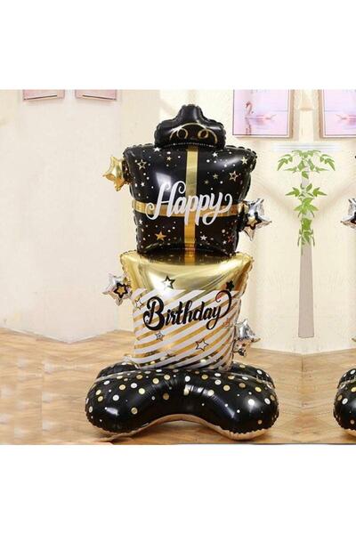 DODOMAR 120x58 см Балон с фолио „Честита Нова година“ – Декоративен балон за ...