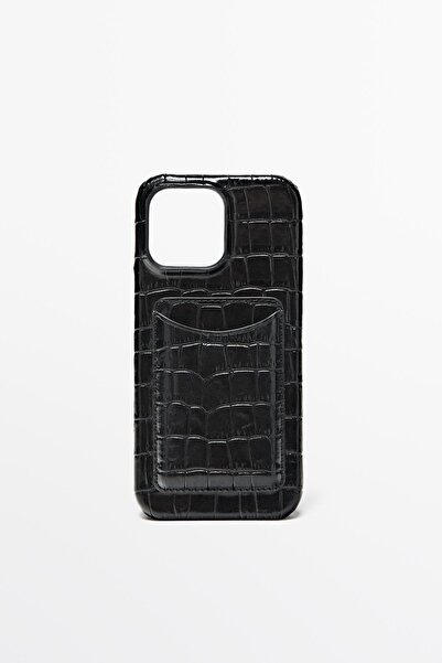 Massimo Dutti Napa deri iPhone 16 Pro Max kılıfı