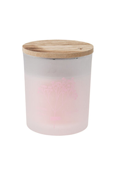 Aroma Di Rogito lumânare parfumată, sticlă/MDF, 8,8x10 cm, floare de mireasă