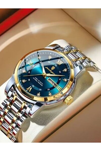 STRSTORE POEDAGAR Erkek Lüks Spor Kol Saati | Işıklı Tarih Quartz Paslanmaz Ç...