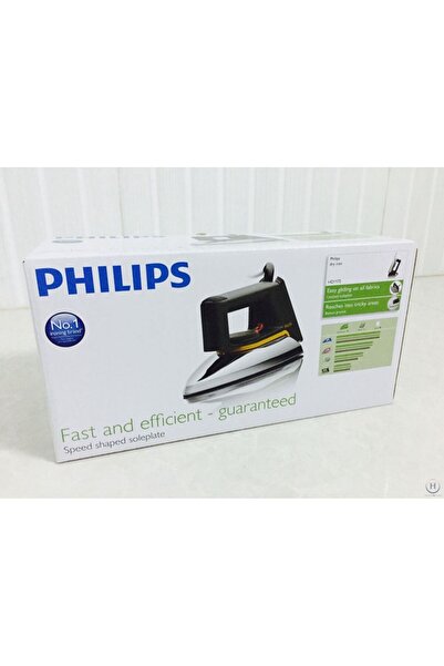 Philips Philips 1000W Dry Iron - Glides smoothly over all fabrics - Slim, fast soleplate - Ironing leader