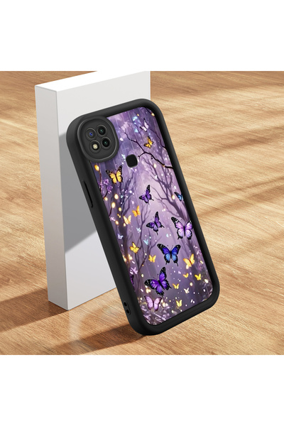 Hontinga حافظة هاتف من السيليكون الناعم المضاد للسقوط متوافقة مع Xiaomi Redmi...