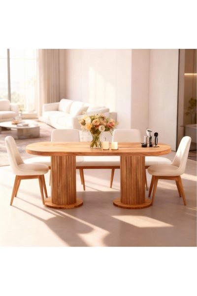 modüleva Bohem 6 Kişilik Yemek Masası
