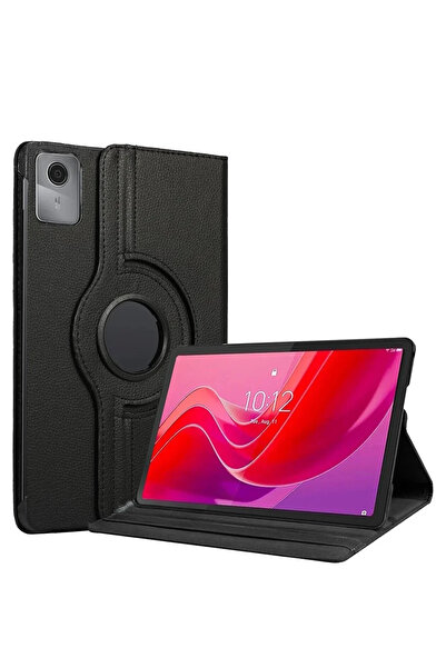 TEKNETSTORE Lenovo Tab M11 / K11 11 Inch Case Protector 360 °   Pu Leather Tablet Front Back Cover with Rotatable Stand