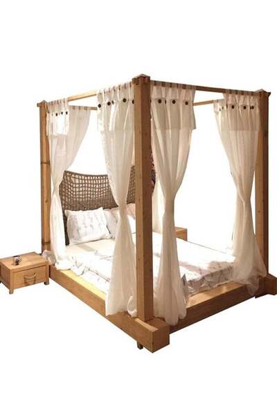 Bamena Wood Eva Ahşap Yatak