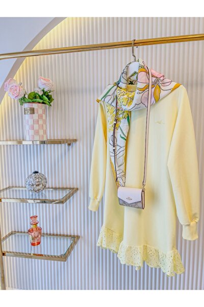 REIZ Etek Ucu Brode Detaylı Tesettür Tunik