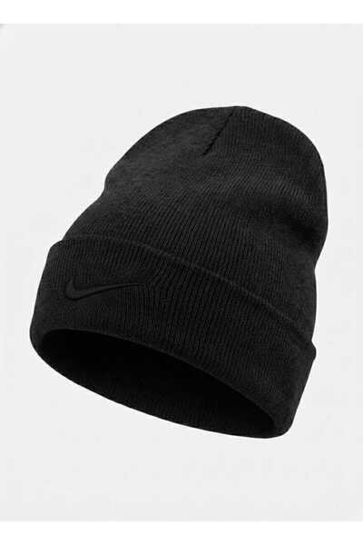 Nike Caciula striata , Unisex, One Size, Negru