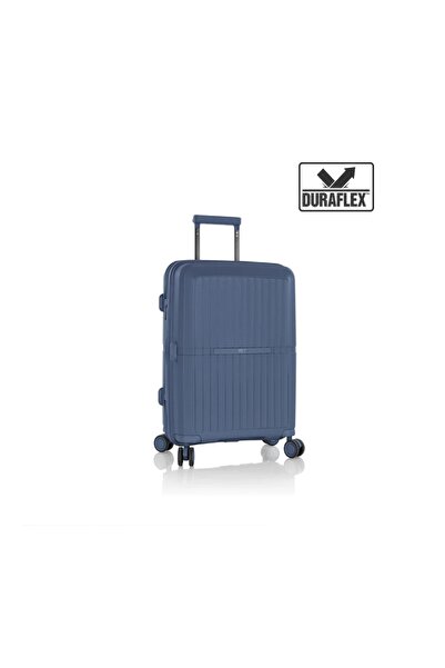 Heys Airlite 54 CM Small Cabin PU Hard Sided 4-Wheeler Spinner Trolley Bag wi...
