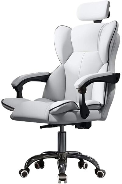 Arabest Gaming Chair with Footrest, Gaming Chair for Heavy People, Ergonomic Reclining Gamer Computer Chair