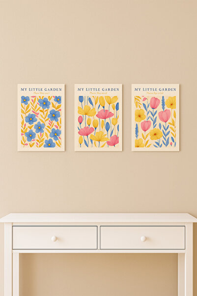 Pixi Print Lab My Little Garden 20x30 Çerçeve Görünümlü Dekoratif MDF Tablo