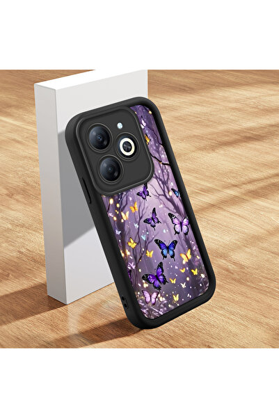 Hontinga حافظة هاتف من السيليكون الناعم مضادة للسقوط متوافقة مع Infinix Smart...