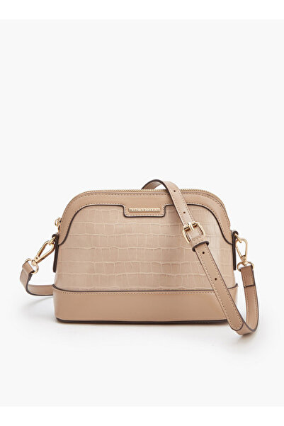 Flora Bella by Shoexpress Textured Crossbody Bag with Detachable Strap - D 8 cms