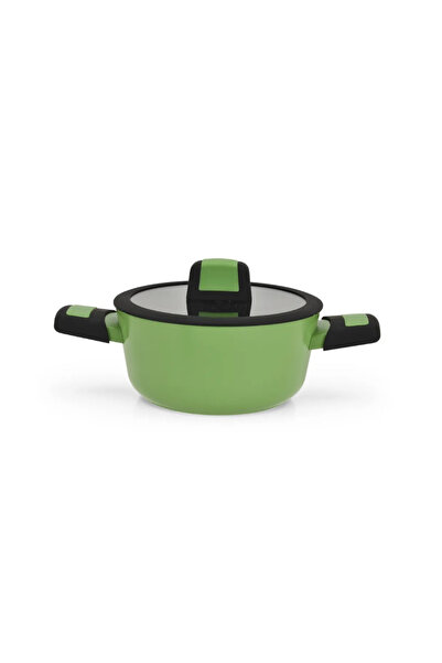 Fissman -Oală BOOM cu capac, aluminiu, 20x10 cm, 2,6 l, verde