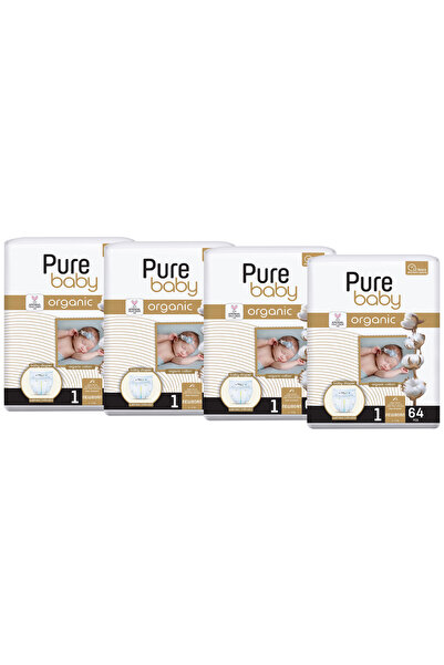 Pure Baby MERT PureBaby Set 4× Cotton Diapers No. 1