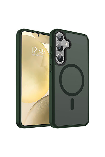 Casey Studios Husa Magsafe Samsung Galaxy S24 Plus, Incarcare Wireless, Margi...