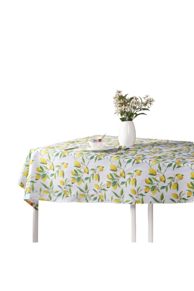REVE Lemon Printed Polyester Tablecloth 150 x 250cm