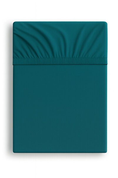 İQON طقم ملاءات سرير مطاطية مزدوجة من القطن الممشط بيترويل